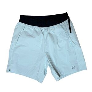 NWOT Whoop All Day lined shorts size medium aqua